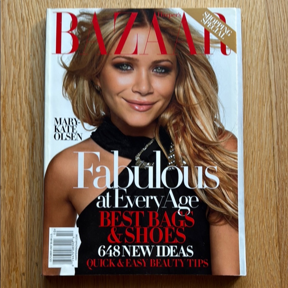 Harper's Bazaar October 2007 featuring Mary-Kate Olsen